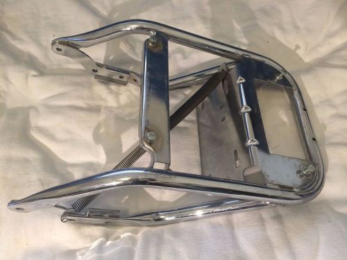 Oem harley davidson chrome plated tour pak mounting bracket (rb)