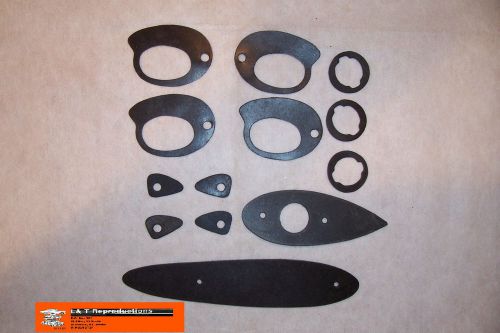 1955 1956 1957 chevy 4 door handle gasket set paint gaskets belair sedan hardtop
