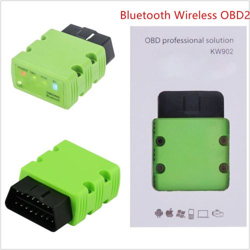 Car auto mini bluetooth wireless obd interface scanner diagnostic automatic tool