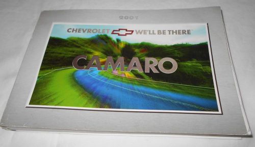 2001 chevrolet camaro owner manual. / very good used condition  / free s/h