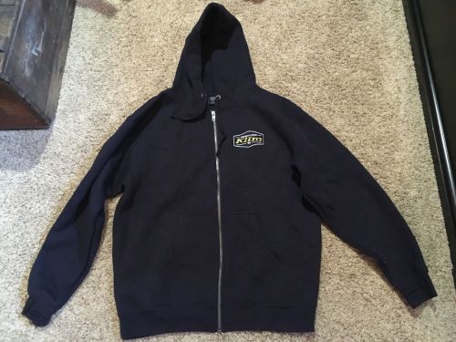 Klim est. hoodie, new, non-current, large, navy blue