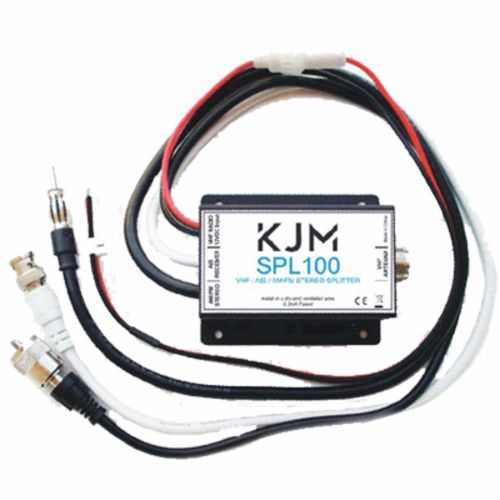 Kjm spl100 antenna splitter for vhf radio, ais receiver &amp; am / fm radio 16389-26