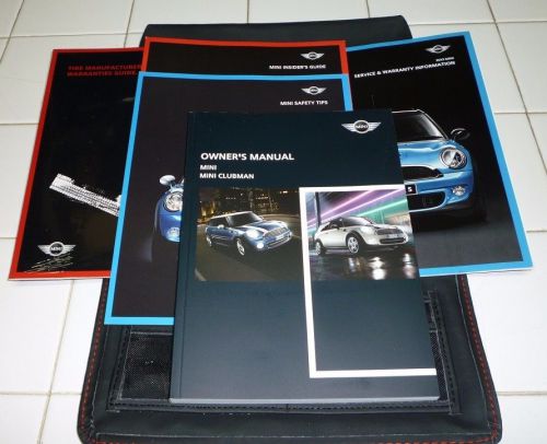 2013 mini cooper clubman owners manual set s 13 guide w/case