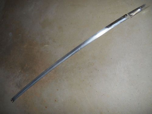 1966 impala inside back windshield bottom aluminum passenger side trim molding