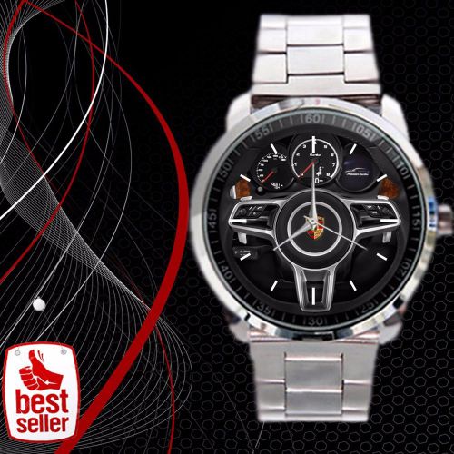 Rare 2016 porsche macan awd 4 door turbo steering wheel sport watch wristwatches