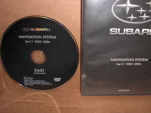Subaru legacy &amp; outback owners manual pkg. with navigation disk and books