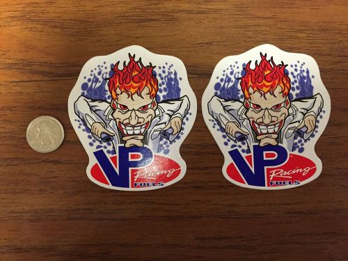 Lot of 2 vp racing fuels decals.  mad scientist nhra drag racing stickers new!!!