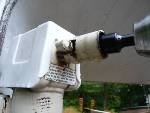 Truck camper jack screw gun drill bit atwood