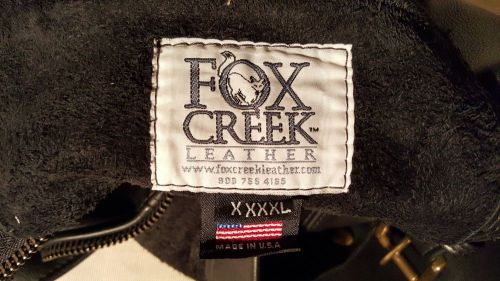 Fox creek leather fcl motorcycle chaps xxxxl 4xl