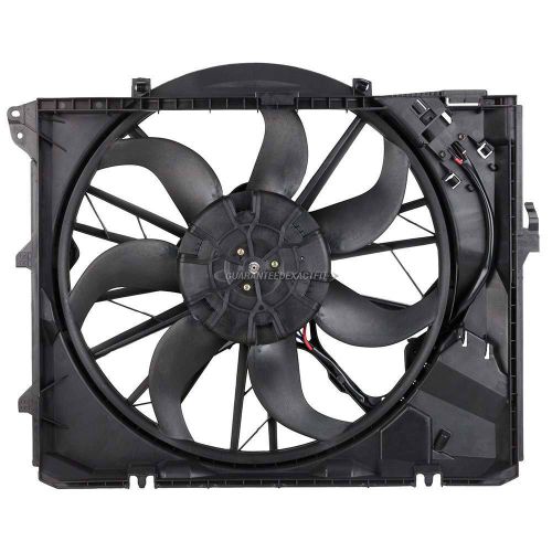 Brand new radiator or condenser cooling fan assembly fits bmw 1 and 3 series
