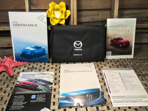 2016 mazda mx-5 mx5 miata mx 5 owners manual + quick guide +audio system section