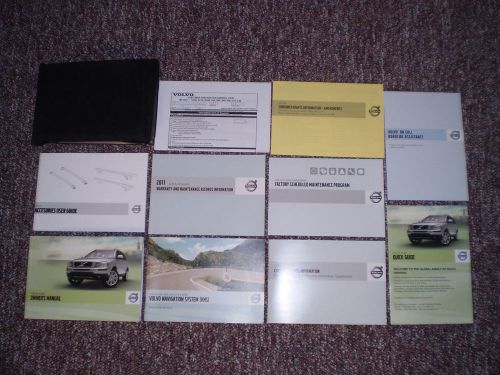 2011 volvo xc90 complete suv owners manual books navigation guide case all all