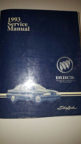 1993 service manual buick sylark