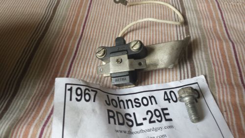 1967 evinrude johnson 40 hp safety switch