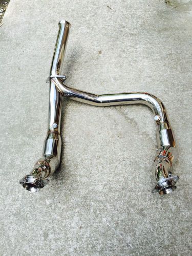 Ford f150 ecoboost 3.5 stainless downpipe midpipe y pipe kit no cat resonated