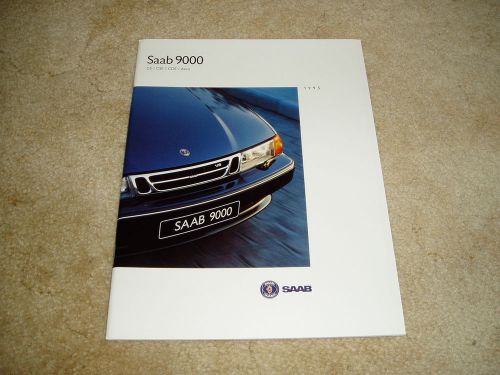 1995 saab 9000 cs cse cde aero sales brochure dealer literature