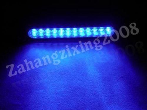2 x12 led car truck universal day fog aux blue light 12v new