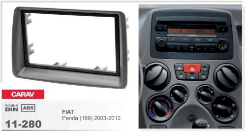 Carav 11-280 2-din car radio dash kit panel for fiat panda (169) 2003-2012