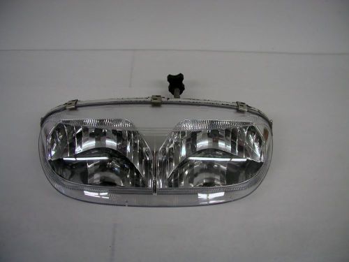 Ski doo headlight new bulbs 1999 - 2002 zx chassis no cracks or damage to lens