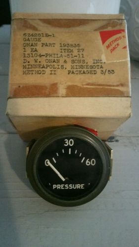 Military oil pressure gauge