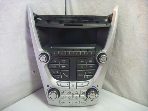 12-15 gmc terrain ac / heat climate &amp; radio screen panel 22880241 22824480g