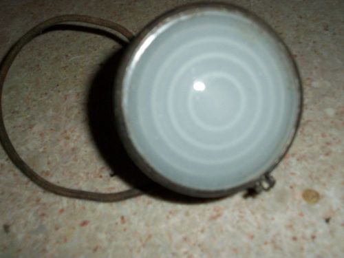 Lqqk!  vintage brass cowl fender bumper back-up light lamp