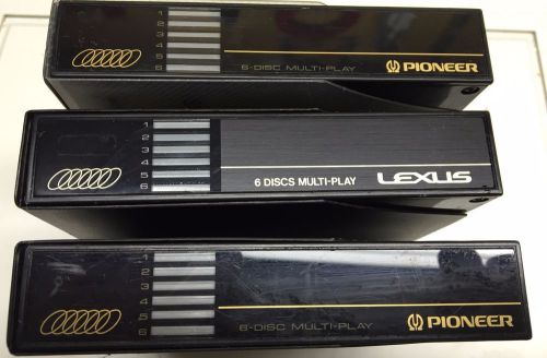 Pioneer/lexus 86273-50010 lexus 6-disc cd magazine 1992 to 1995 (set of 3)