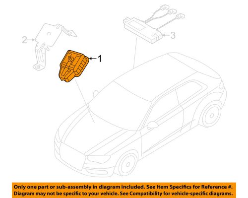 Audi oem 15-16 a3 alarm system-siren 5q0951605a