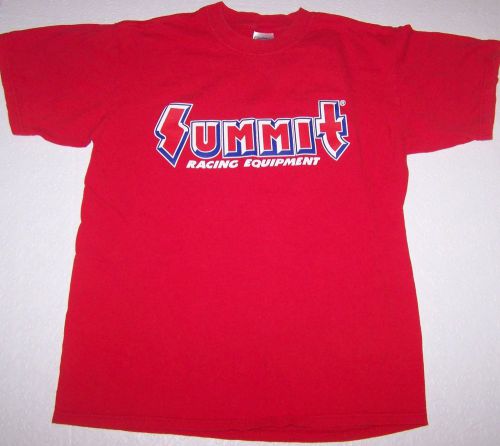 Men's size m >>> summit racing equipment <<< red tee shirt