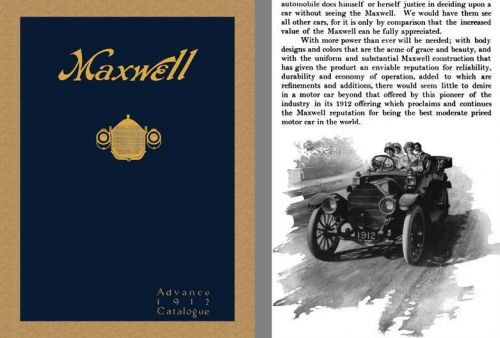 Maxwell 1912 - maxwell advance 1912 catalogue