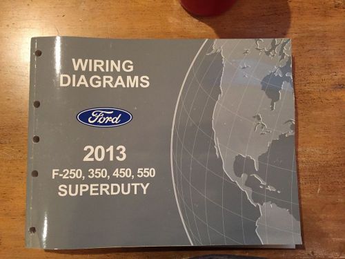 Ford f-250, 350, 450, 550 wiring diagrams manual