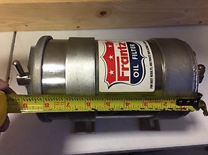 NOS Vintage FRANTZ Miracle Oil Filter - with Bracket - Rat Rod - Hot Rod, image 2