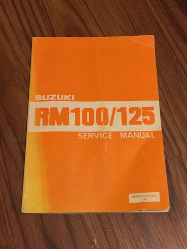 Suzuki rm100/rm125 service manual 1975-1976