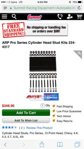 Arp head stud kits 234-4317