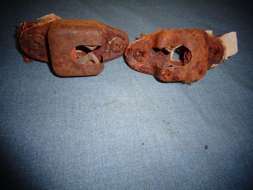 1955 1956 1957 chevrolet nomad-station wagon rear seat back latches hooks