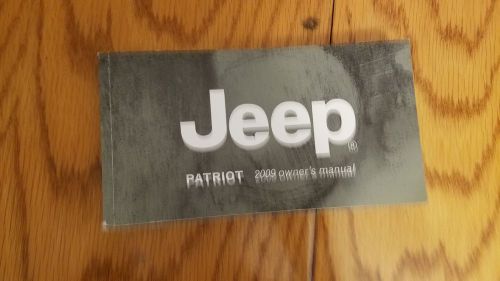 2009 jeep patriot owner&#039;s manual free shipping