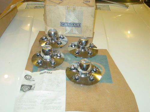 Nos cragar center caps for ford or mercury rims   ford drag team mustang cobra