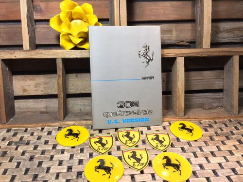 1984 1985 ferrari 308 gts gtb quattrovalvole qv owners manual u.s version (oem))