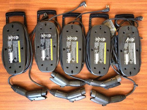 2011-2017 chevrolet charger volt spark cadillac elr charging cable gm lot of 5