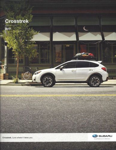 2017 subaru crosstrek base/premium and limited models  24 page brochure