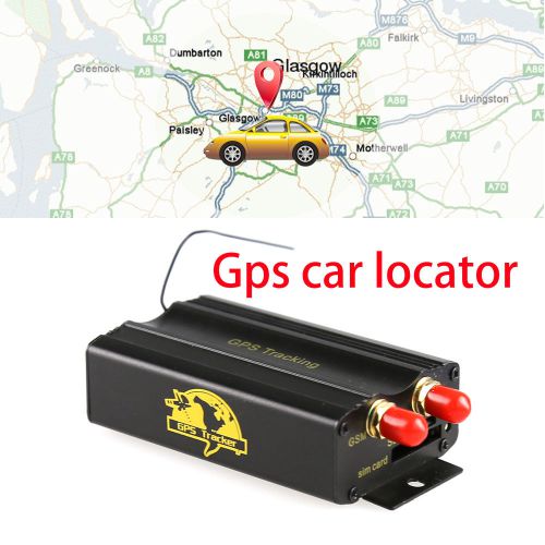 Hot sale mini gps/sms/gprs tracker tk103a vehicle car tracking device system new