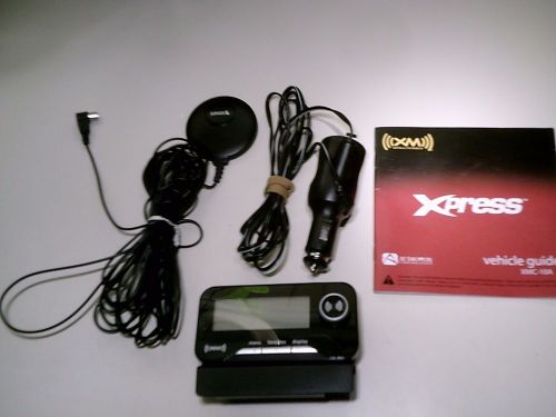 Audiovox xm xpress satellite radio xmc-10a, receiver w/ car vehicle kit tested