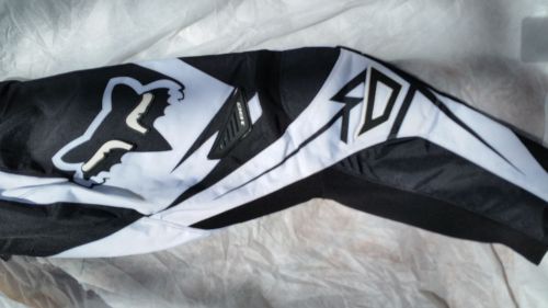 Fox 180 pant black/white size 30 new