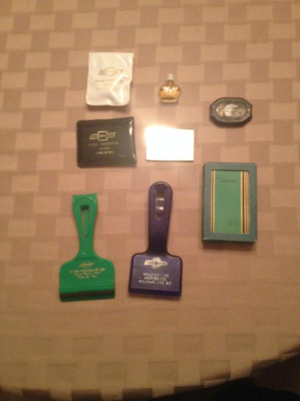 Chevrolet vintage promotion items
