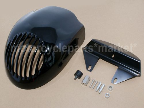 Headlight fairing mask front cowl headlamp visor for harley sportster dyna xlh