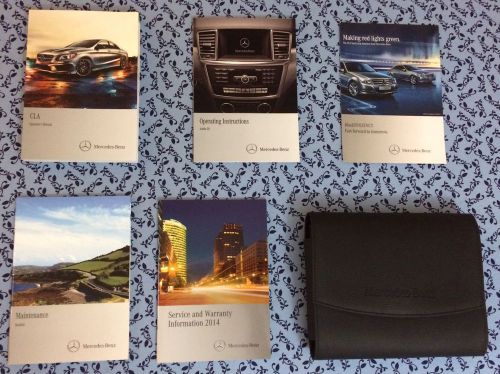 2014 mercedes cla 250 cla45 amg 4matic owners manual w/ audio 20 book oem set