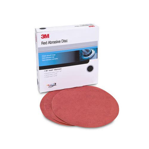 3m 6" 600 grit red sandpaper hookit sanding disc 50 in a box 1189