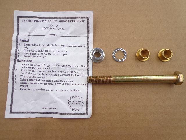 Door hinge pin & bushing repair kit!- 1994-2003 dodge ram 1500 2500 3500 544-20