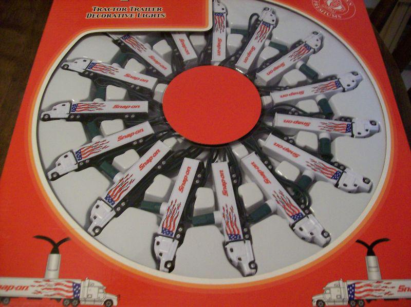 Snap-on  tractor trailer lights decorative lights set! great for garage,man cave