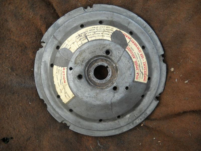 Find Johnson Evinrude OMC Outboard Motor Flywheel 1969 55 Three